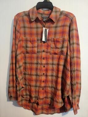 Chelsea & Theodore Women's S Button Up Shirt| Rustic Boho Cottagecore Gorpcore